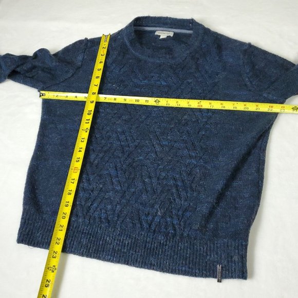 Calvin Klein Jeans  Sweater‎ Womens Medium Blue Acrylic Pullover - Picture 5 of 9